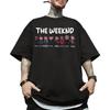 Short Sleeve T Shirt for Women Men Retro Wash T-Shirt Trendy Pure Cotton Round Neck Wash Old Loose Oversize Tee