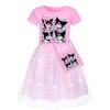 Children Princess Dress Summer Anime Cartoon Kids Girls Lace Mesh Skirt Baby Birthday Party Dresses Gifts