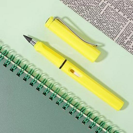 Black Technology Student Eternal Pen: Automatic, Continuous Core Pencil - No Sharpening Needed, Perfect for Children's Learning.