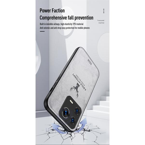 Leather Deer Head Case For Xiaomi Poco F3 Mi 9T 10T 11 Lite 12 13 Pro 14 Ultra Civi 2 3 Shockproof Soft Silicone Cover