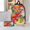 3Pcs Debi Tirar Mas Fotos DTMF Bads Bunnys Music Tour Accessories Backpack Set for Kids Pencil Boxes Bookbag Sets with Lunch Box