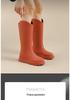 Women's Fashionable Waterproof High-Top Rain Boots: Non-Slip, Plush, Warm, Versatile Outdoor Work Shoes (Korean Style)