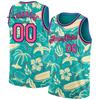 Free Custom Name Colorful Vintage Basketball Jersey Shirts Breathable Drop Shipping Summer Casual Tank Top Sleeveless