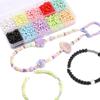 1050 Stück/Box Acrylperlen Erdnuss Zubehörset für DIY Halskette Armband Schmuckherstellung