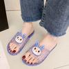 Fashion Women's Slippers and Ladies Sandals Flat Shoes Transparent Unique Cheap Liquidation High Quality Slides Casual H Sandal Clappers