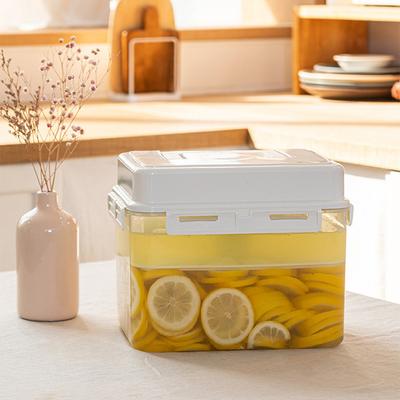 Pojemnik na kimchi i kapustę kiszoną, organizer kuchenny, pojemnik wielofunkcyjny do przechowywania żywności do lodówki, do pracy, biura, spiżarni, na podróż 4L/5L