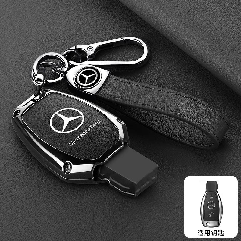 Car Smart Key Case Cover Key Bag Key Shell Fob Accessories For Mercedes Benz A B C S Class AMG GLA CLA GLC W176 W221 W204 W205
