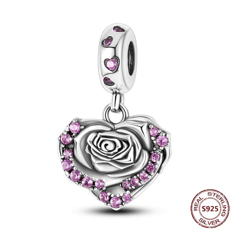 Copper Yellow Series Fashion Gold Sunflower Heart Charm Beads Fit Original Bracelet Party Diy Jewelry Gift