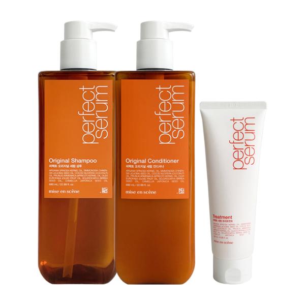mise en scène Perfect Shampoo + Conditioner 680ml + Treatment 180ml
