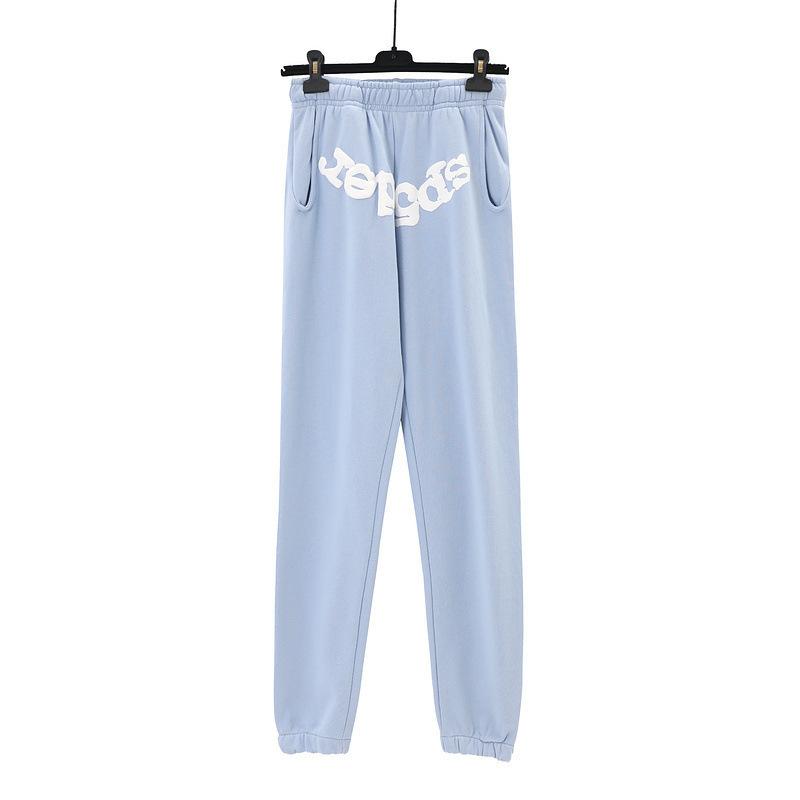 2025 Ny mote Print Letters Spindelvev Print Hettegenser Hip Hop Plus Size Løs Hettegenser Casual Bukser Sportsdress