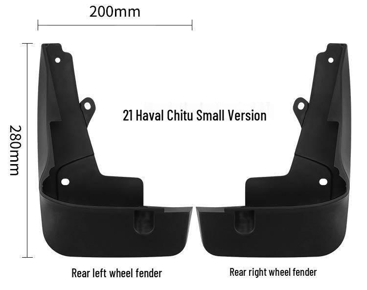 Lederkotflügel für Haval Jolion Pro/Chitu 2021-25, Kleine Version