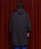UNALLOYED Washed Pocket Fishtail Parka / Charcoal