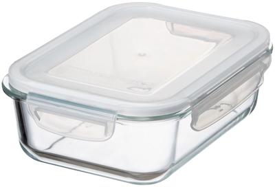 Ishigaki Sangyo Ishigaki Storage X X and Dishwasher White Container, Rectangular, 1500ml, DL, 23.0cm 17.5cm 7.6cm, Heat-Resistant Glass, Microwave,