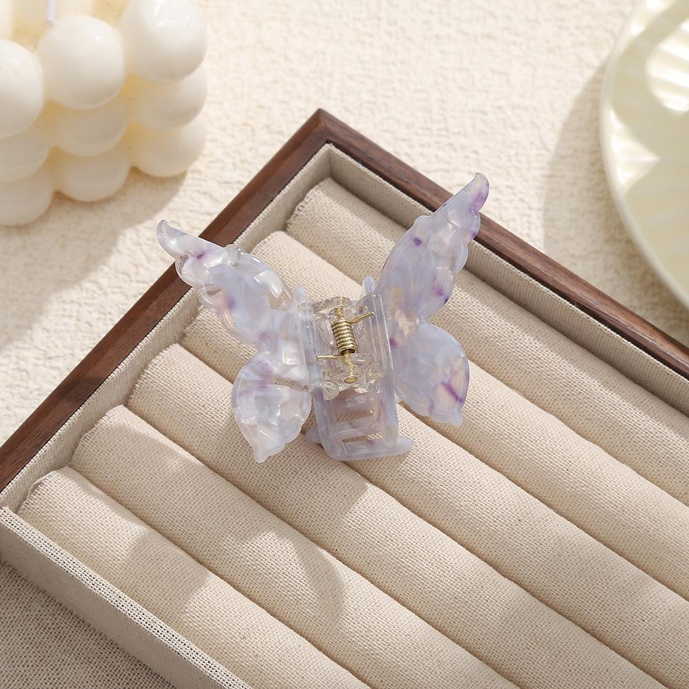 

Французский стиль Ацетатные заколки-бабочки для волос Разноцветные инструменты для укладки волос Аксессуары Ретро Элегантные зажимы для волос Женские Милые заколки