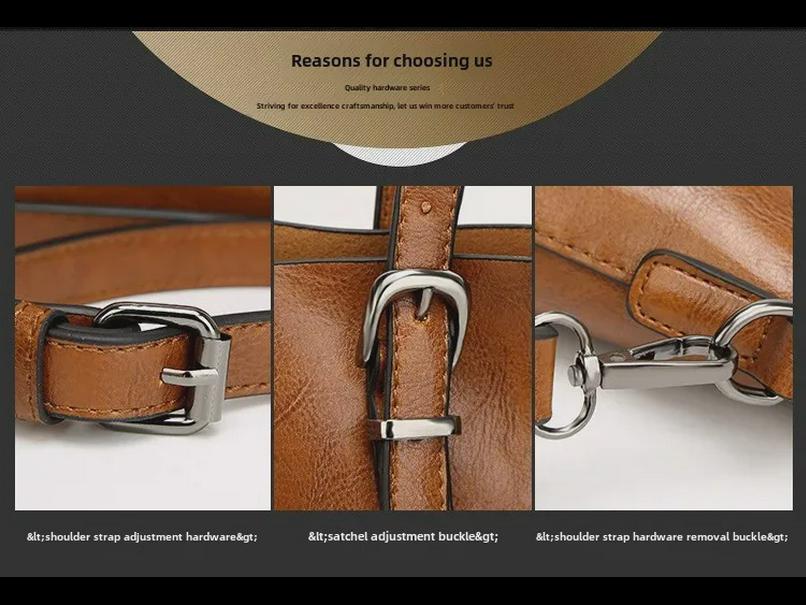 Trendy 2025 Retro Waxed Patent Leather Shoulder Tote for Women