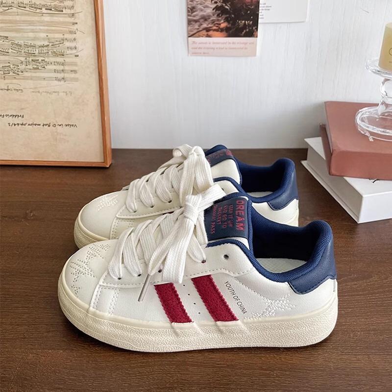 Nuove Sneakers Versatili da Donna, Scarpe Sportive Casual Retro di Nicchia a Suola Spessa