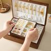 Retro Jewelry Storage Box Desktop Jewellery Organizer Case Watches Bracelet Display Cases Necklace Ornament Displays Boxes