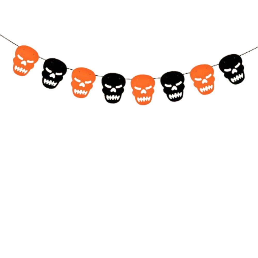 Hanging Happy Halloween Banner Party Decor Pull Flag  Halloween Party Decoration