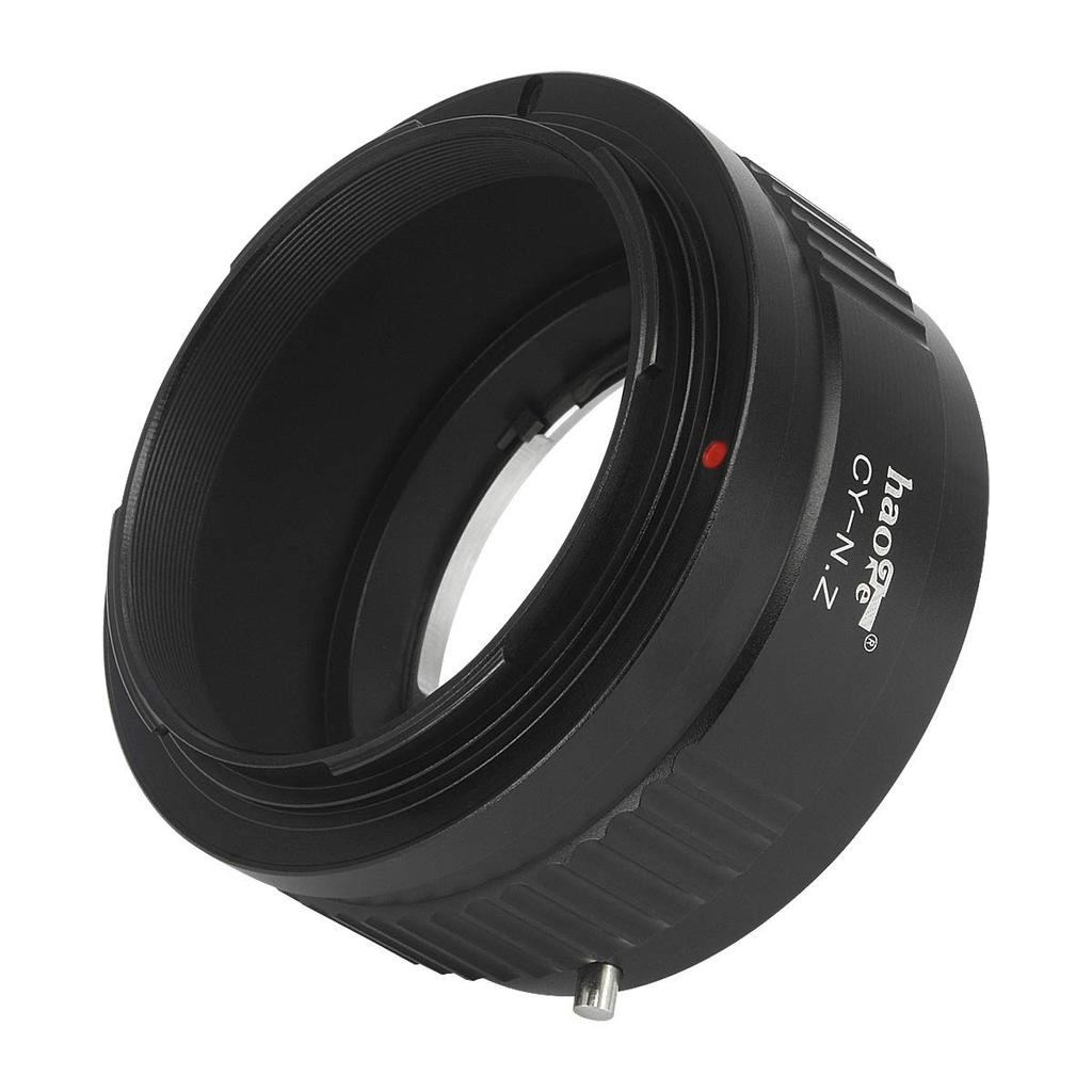 Haoge Manual Lens Mount Adapter for CY Mount Lens to Nikon Z Mount Cameras Contax/Yashica C/Y (Z6, Z7, etc.)