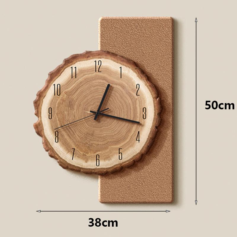 

Vintage Wood Wall Clocks Living Room Wall Clocks Corner Unique Decoration Clock Luxury Creative Design Clock Elegant Ornaments