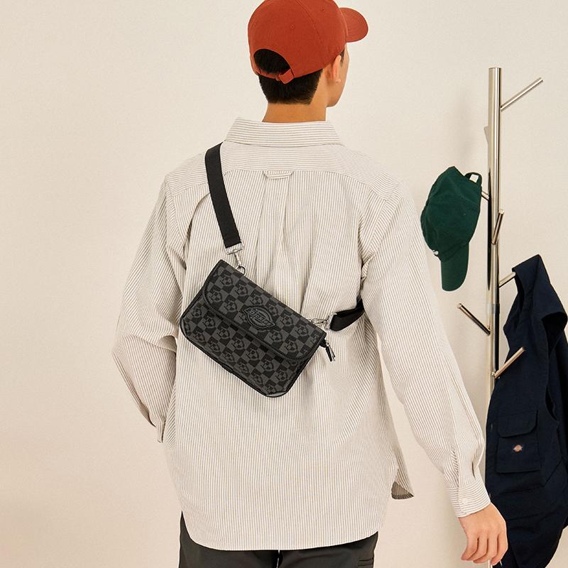 New Dickies PU Messenger Bag, Shoulder Bag, Crossbody Bag Unisex Black DK-C093