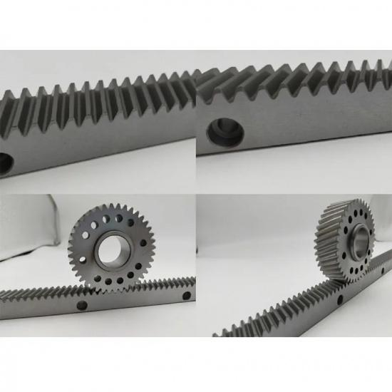 1Mod 500mm External Gear Rack Precision CNC Rack Straight Teeth Toothed Drive Rack for V-Slot Aluminum Profile 3D Printer Parts