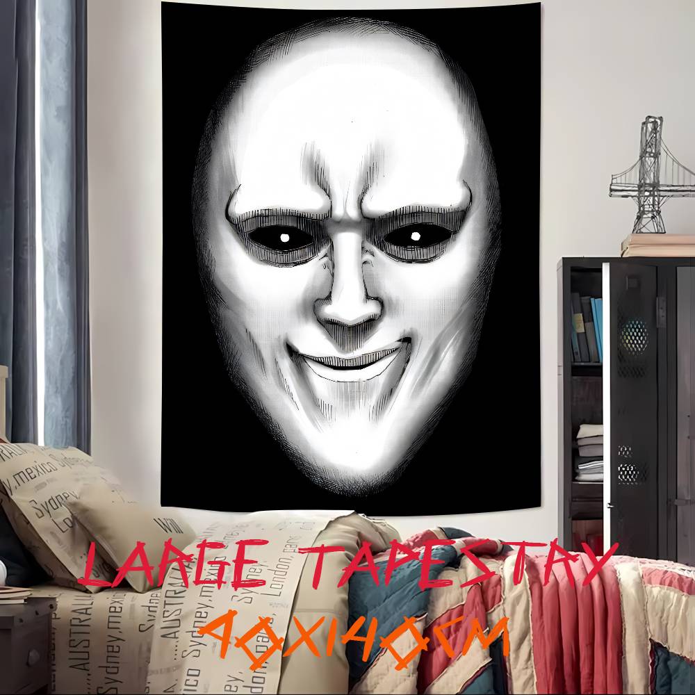 Large HOT Popular Cool Anime One PPunchS Top Man Tapestry Decoration Bedroom Dormitory Background Tapestry