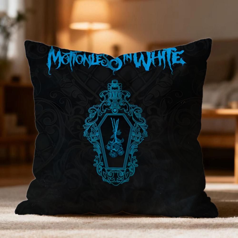 Fashion M-MMotionless In White Cushion Cover Soft Washable Pillow Case Multi-Scene for Couch Bed Travel Office Use