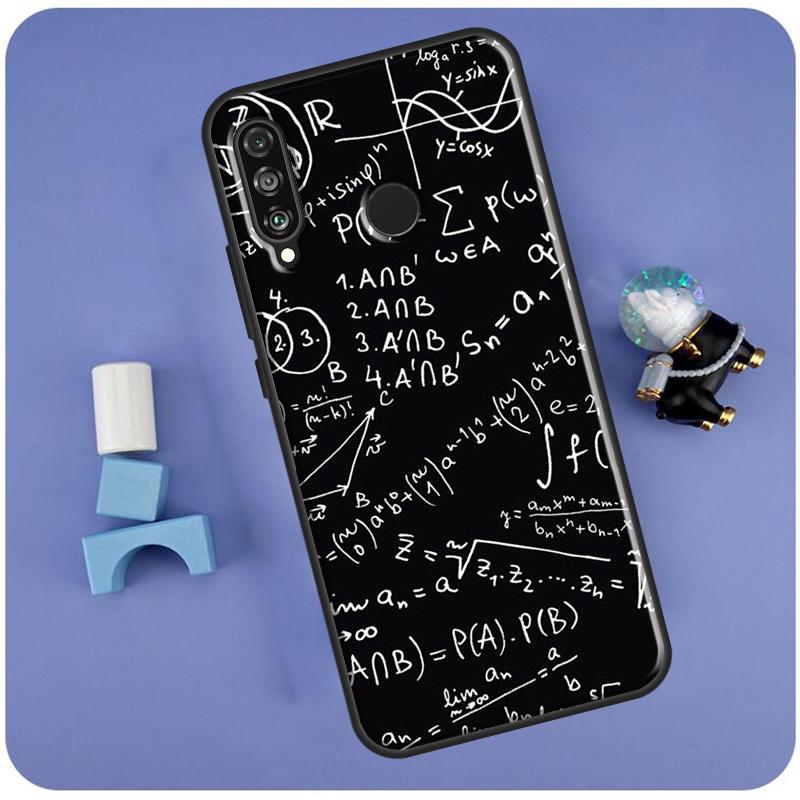 Physic Equations Math For Huawei Nova 11 Pro 9 10 SE 7i 8i 11i 12i Y60 Y61 Y70 Y72 Y73 Y90 Y91 P30 P40 Lite Case
