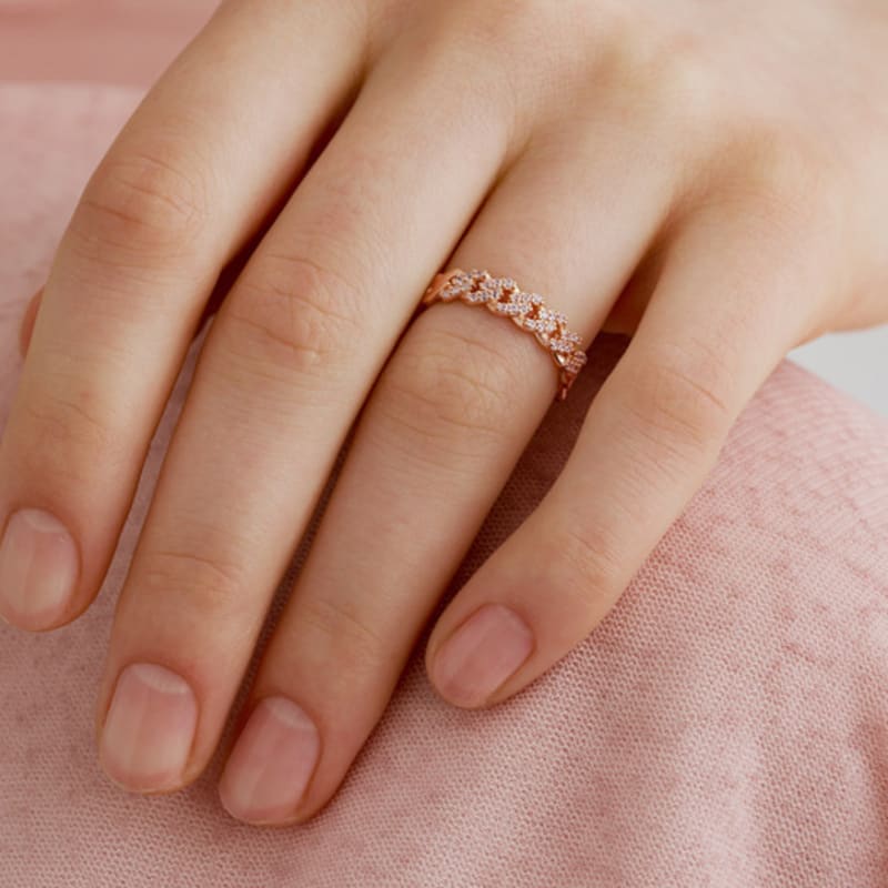 Jean Paul Clarisse [SILVER] Cubic Chain Ring JS-25-004R