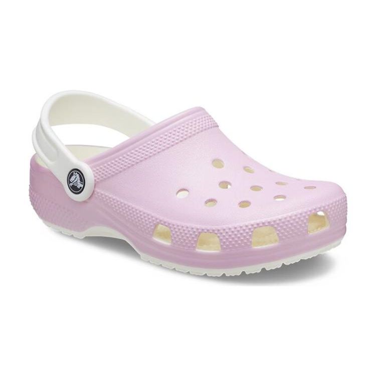 Crocs Classic Glow In The Dark Comfortable Versatile Non-Slip Durable Kids Sandals Kids Sandals Fire-Red 209158-6S0
