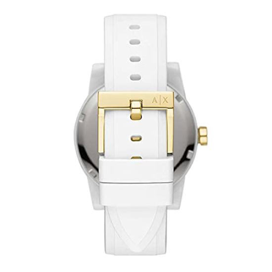 Armani A X Pair Watch Storage Box Gift Box Unisex White Rubber AX7126AX7126 Watch [AX Exchange] Men's Women's [Item]