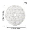 Snow Mini Christmas Tree Skirt Desktop Christmas Tree Base Decoration Cute Star Tree Skirt Ornaments