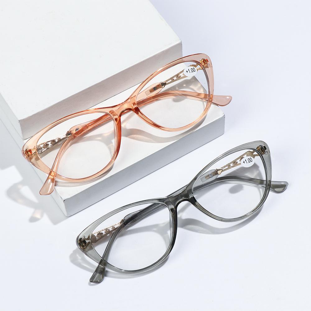 Cat Eye Lesebrille Frauen Männer Mode Lesen Reader Brillen Unisex Presbyopische Brille Dioptrien + 1 + 1,5 + 2 + 2,5 + 3 + 3,5 + 4