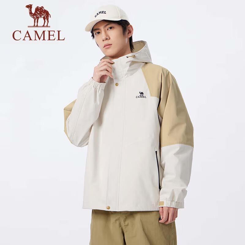 CAMEL Men's Windproof Waterproof Hiking Jacket
