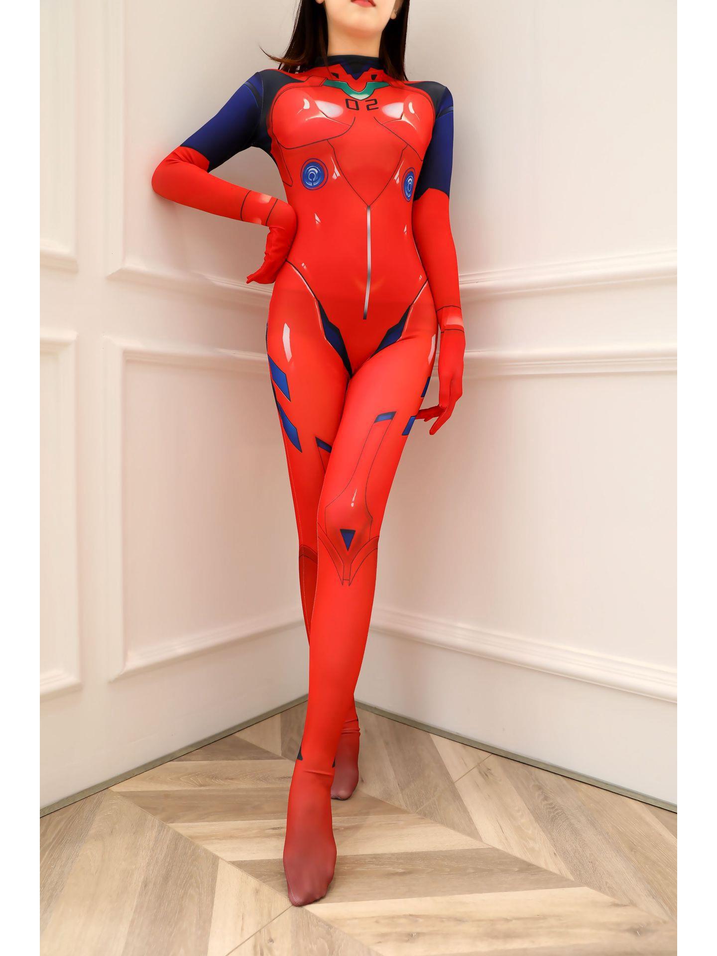 

Хэллоуин Косплей: D.Va, Дацзи, Зеро Два, Overwatch, Кияна, Рей Аянами 3XL (180-185cm)