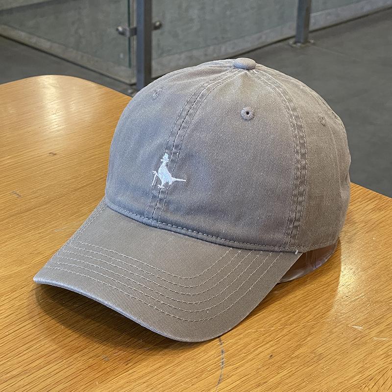 Wide brim baseball cap children spring and summer new face small big head cap couple soft top spring outing sun hat