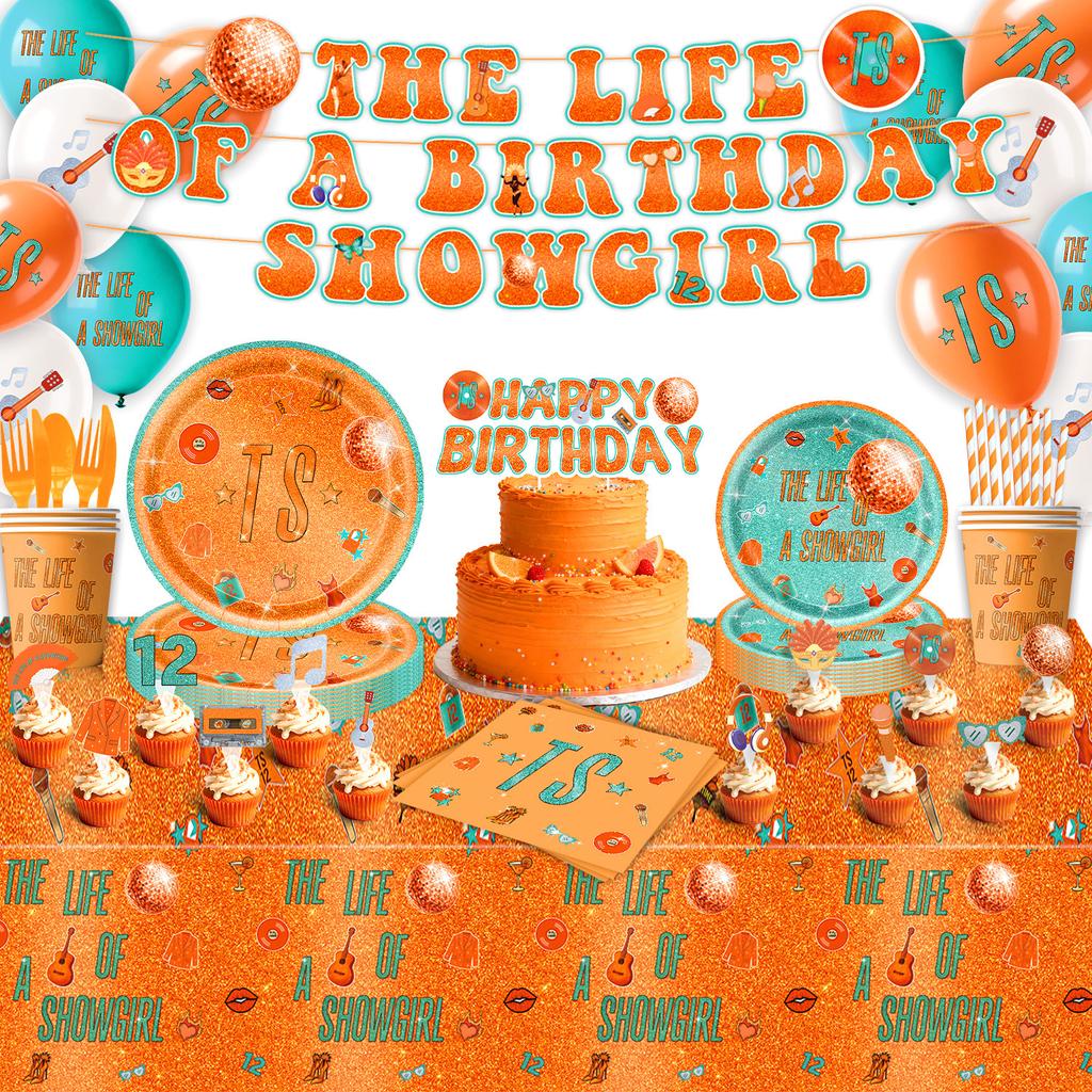 Popular Taylor Swift Themed Party Supplies Taylor Birthday Decorations Arrangements Props Tableware Banners