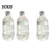 Compact Stress Reducer Simulated Water Bottle Squeeze Toy, TPR Stretchable Relief Fidget, Mini Tactile Sensory Toy Decompression for Anxiety,