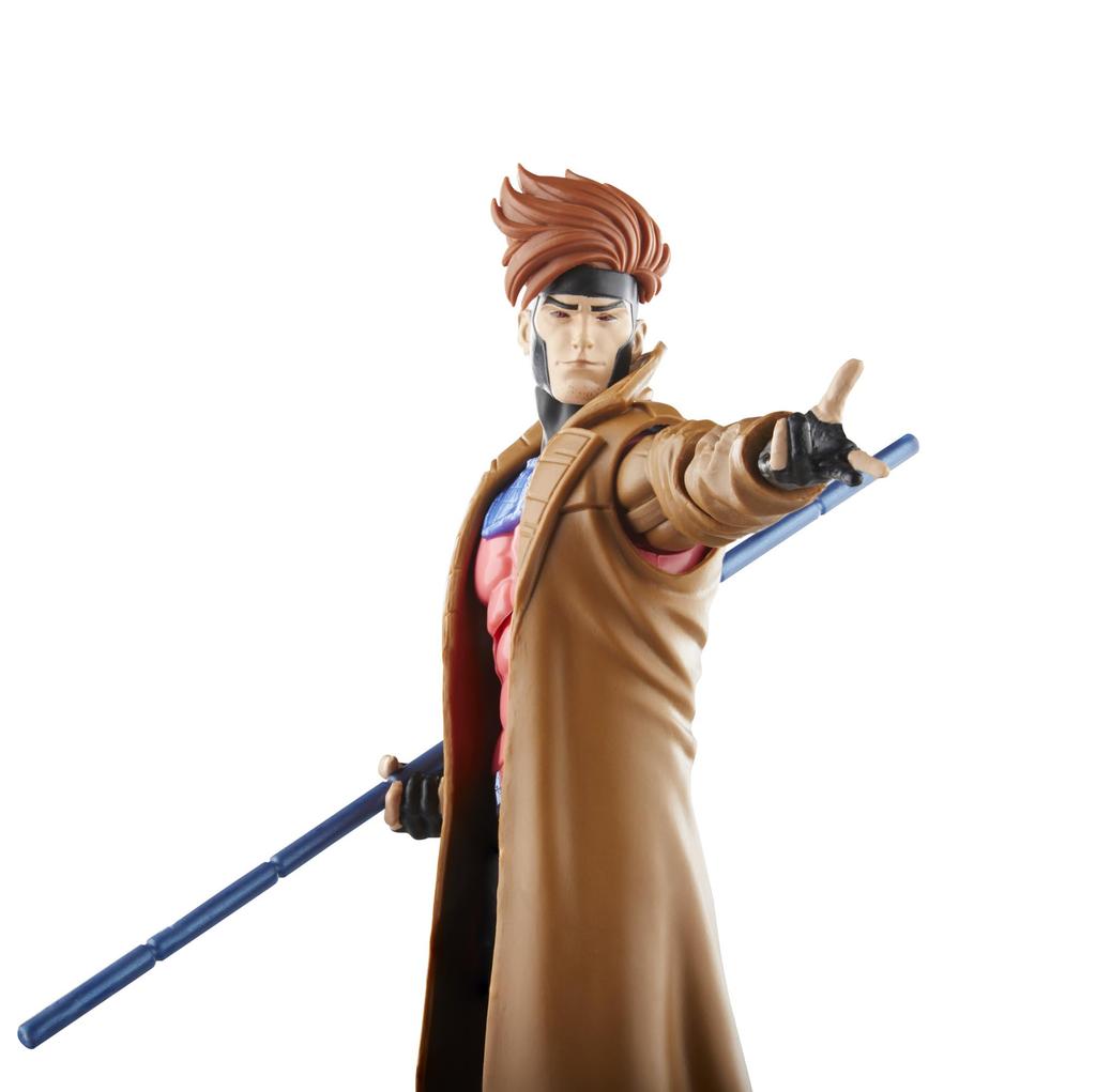 Hasbro Marvel Legends Series Action Marvel Legends Actionfigur F6547 Autentisk Gambit, X-Men '97 6-tommer (15 cm) Figur,