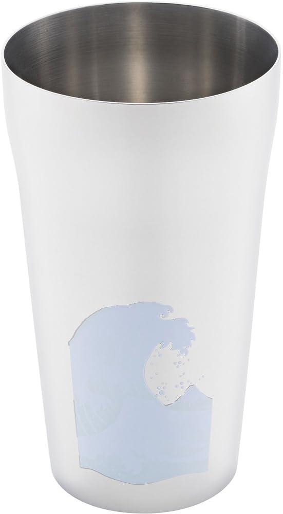 

Yokoyama Tsubamejuku no Waza Temperature Sensitive Stainless Steel Tumbler 420ml Waves and Fuji EJK-402