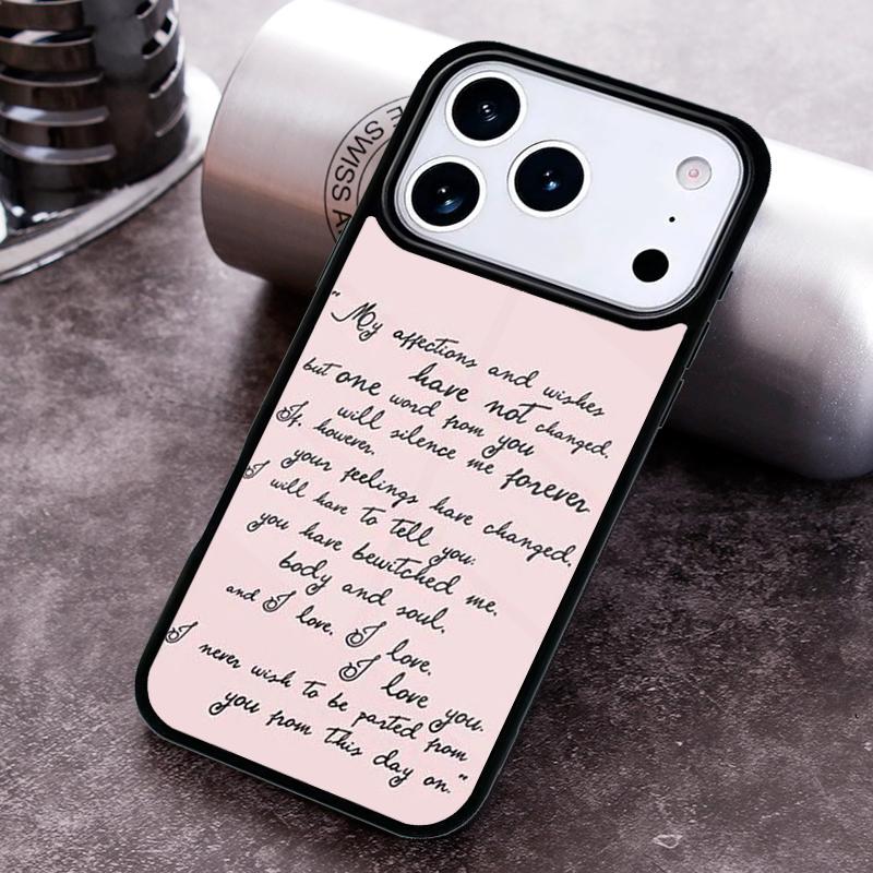 Pride And Prejudice Jane Austen Phone Case for iPhone 17 16 15 Pro Max Air 14 13 12 11 Plus Shockproof Capa Cover