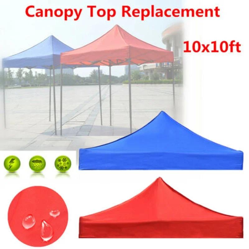 3X3m/3x4.5m Replacement Four-Corner Tent Cloth Canopy Top Cover Rainproof Foldable Pavilion Replace Gazebo Canopy Top Cover