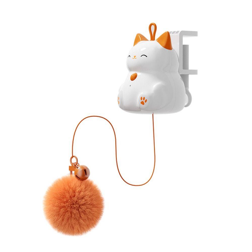 Smart Electric Hang Ball Kitten Toy Bite Resistan Interactive Cat Ball Toys  Indoor Playing