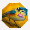 1pc Bird Flower Automatic Folding Umbrella - 8-Rib Compact Travel Umbrella Durable & Portable for Outdoor Use, Perfect Gift087