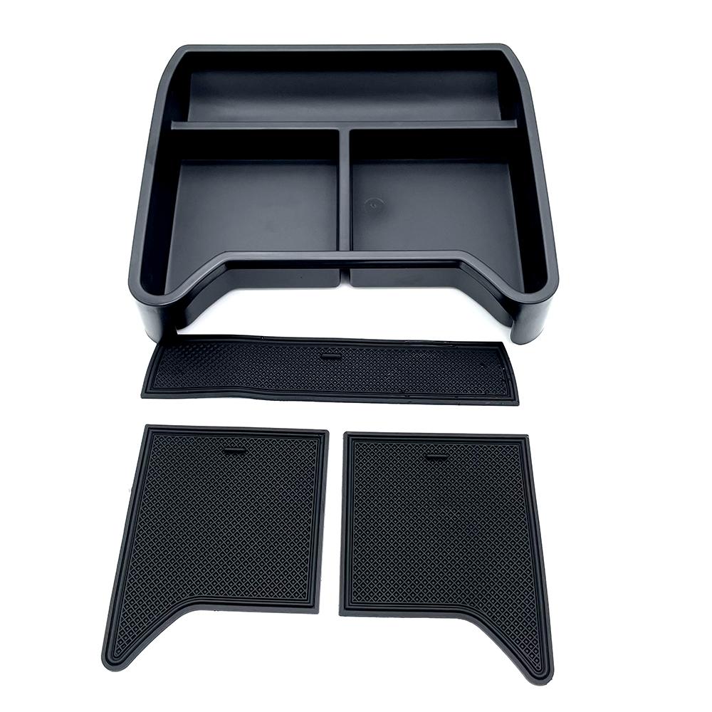Car Central Armrest Under Storage Box Container Holder Tray for VW ID4 Crozz Car Organizer Box ID.4 Interior Accessories