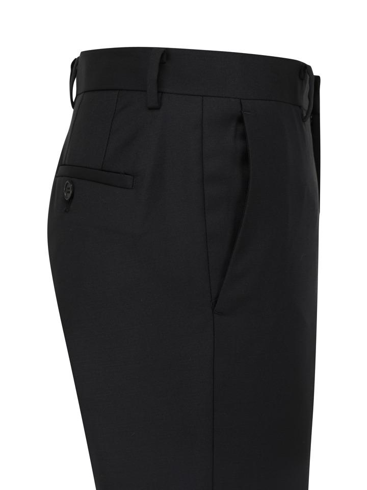 ZIOZIA Men'S Twill Solid Setup Pants_Abf5Sp1301Bk