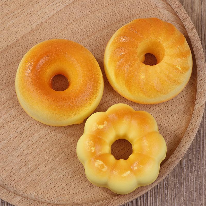 Creative Simulation Donuts Squeeze Stress Relief Toys Spoof Artificial Food Slow Rising Squeeze Toys Spoof Tease People Toy