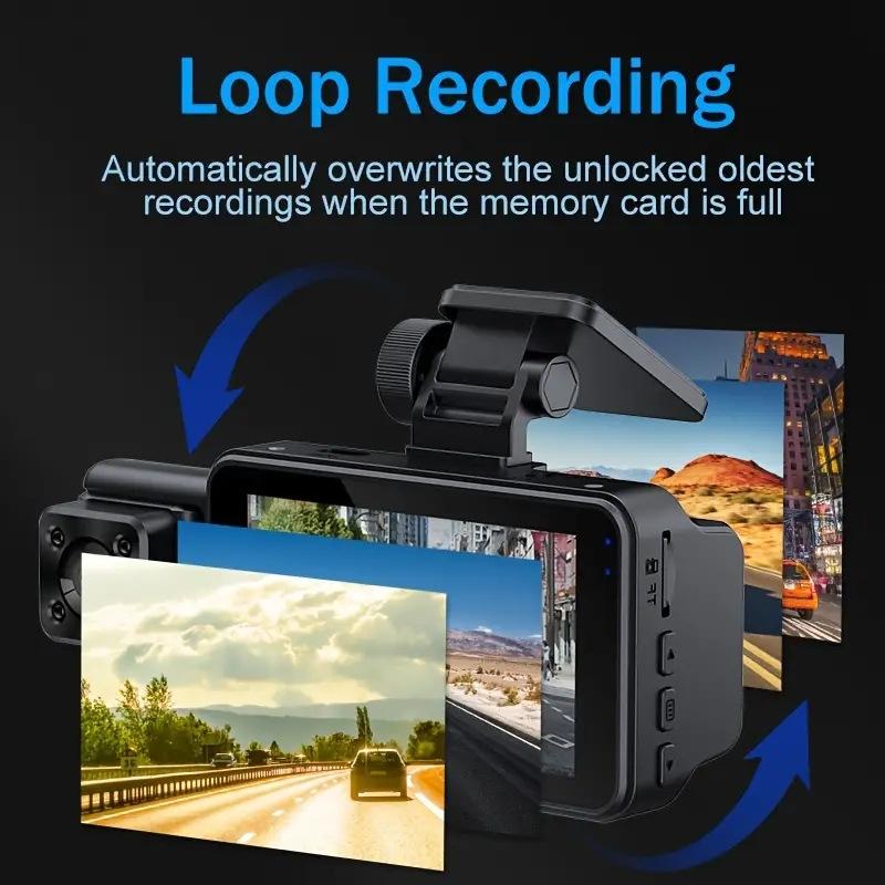 3 Camera Dash Cam WIFI CAR DVR 3-Lens Car Video Recorder Rear View Camera Black Box FULL HD 1080P Night Vision Car accessory