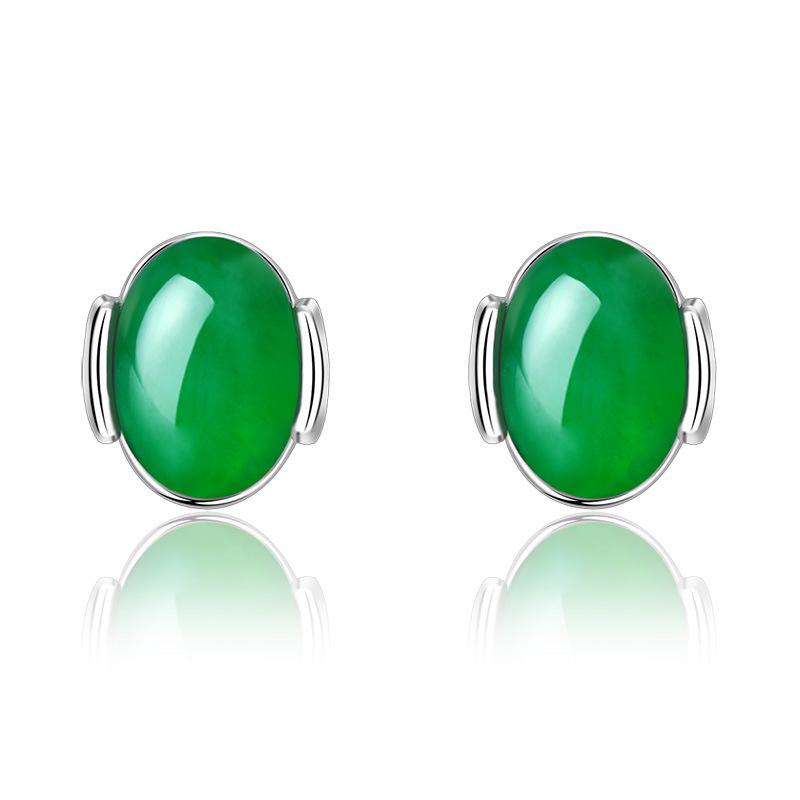 

Серьги из халцедонового агата в стиле ретро для женщин — простой, уникальный дизайн